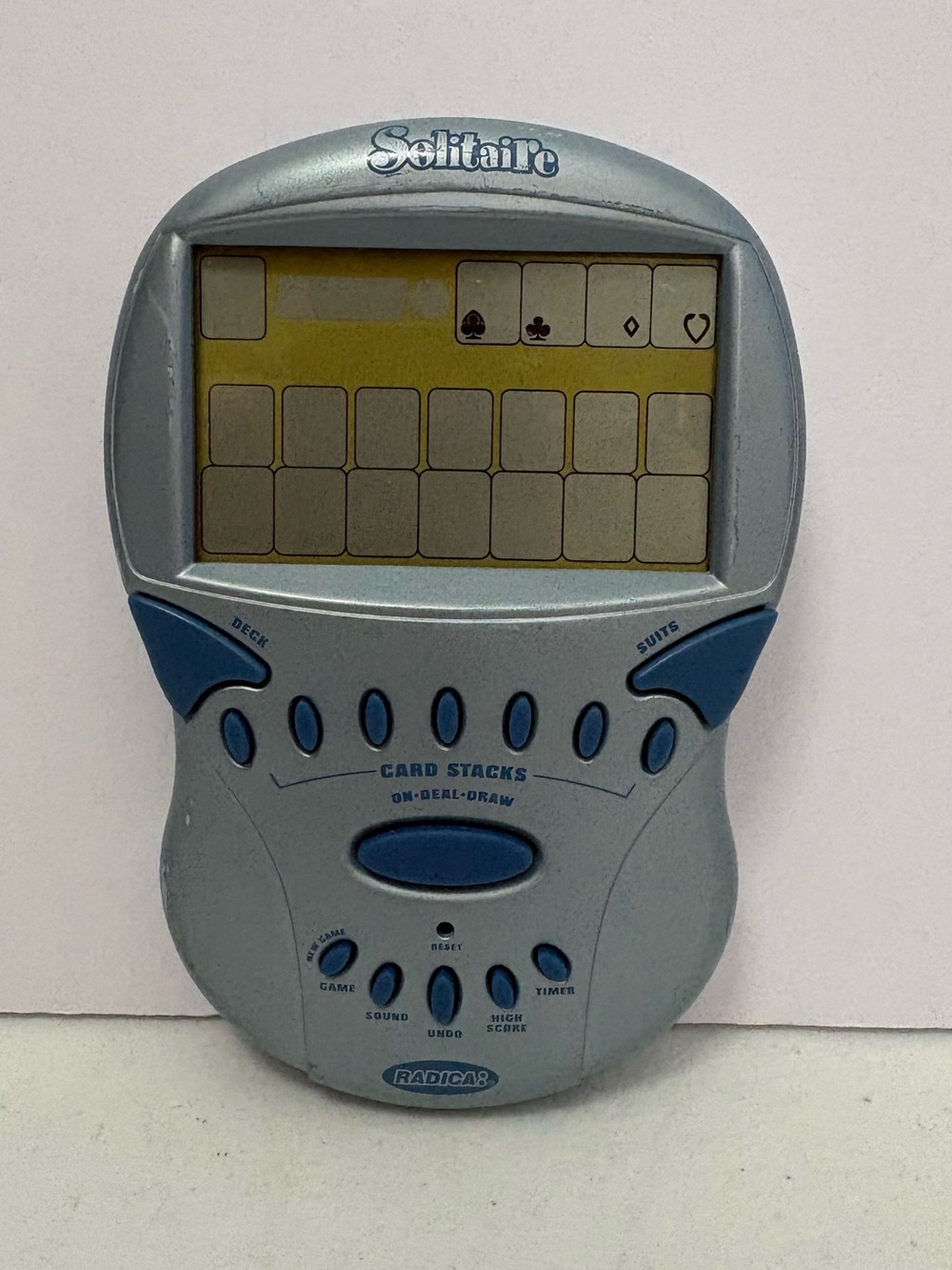 Radica Solitaire Card Stacks 2000 Handheld Electronic Game Tested